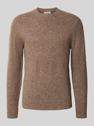 Gebreide pullover met ribboorden, model 'BRIAN' van Casual Friday Beige - 6