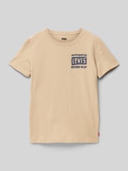 T-shirt met logoprint, model 'CACTUS' van Levi’s® Kids Bruin - 42