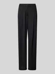 Wide leg bandplooibroek met steekzakken, model 'CHABRELL' van Lauren Ralph Lauren - 4