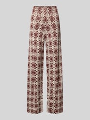 Flared Cut Hose im Allover-Look Modell 'JASPER' von SUNCOO PARIS - 46