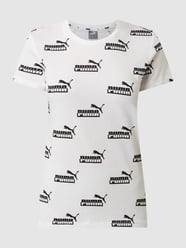 Regular Fit T-Shirt mit Logo-Muster  von PUMA PERFORMANCE Weiß - 46