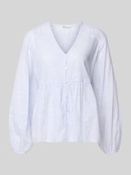 Relaxed Fit Langarmbluse aus reiner Baumwolle Modell 'NORA' von ONLY - 15