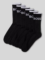 Socken mit Label-Detail im 6er-Pack von BOSS Schwarz - 27