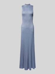 Maxikleid mit Turtleneck Modell 'FLORA' von Ivy Oak Blau - 11