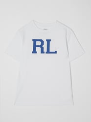 T-Shirt mit Rundhalsausschnitt von Polo Ralph Lauren Teens Weiß - 47
