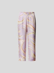 Wide Leg Seidenhose von Emilio Pucci Lila - 5