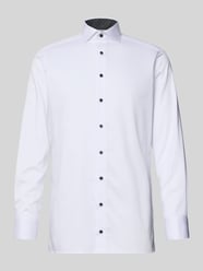 Koszula biznesowa o kroju Modern Fit z kołnierzykiem typu kent od OLYMP - 6