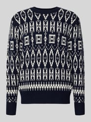 Sweter z dzianiny o kroju relaxed fit z mieszanki wełny od Tommy Hilfiger - 8