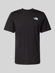 T-Shirt mit Label-Print von The North Face Schwarz - 29