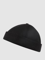 Czapka z daszkiem z dodatkiem wełny  od Müller Headwear Czarny - 34