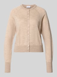 Regular Fit Strickjacke aus reiner Wolle von Jake*s Collection - 5