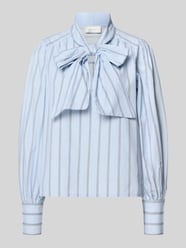 Strikblouse met Streepmotief Model 'Jaz' van Neo Noir - 31
