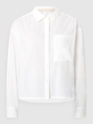 Boxy fit overhemdblouse van katoen van s.Oliver RED LABEL Wit - 45