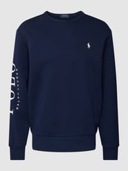 Sweatshirt mit Logo-Stitching von Polo Ralph Lauren Blau - 1