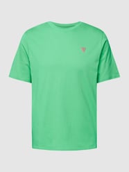 T-shirt z detalem z logo od Guess Zielony - 22