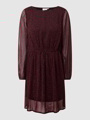 Jurk van chiffon, model 'Jenni' van Saint Tropez Zwart - 23