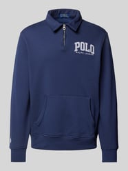 Sweatshirt mit Känguru-Tasche von Polo Ralph Lauren Blau - 20