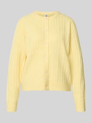 Regular Fit Strickjacke mit Woll-Anteil Modell 'SILLY' von PIECES - 42
