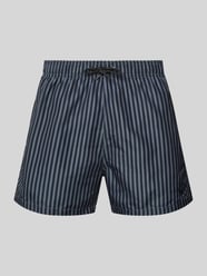 Relaxed Fit Badeshorts mit Logo-Stitching von Emporio Armani - 12