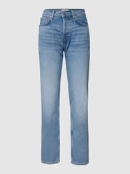 Cropped Jeans mit Knopfleiste von Mango - 38