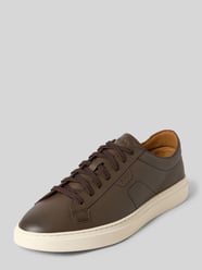 Lage sneakers van leer, model 'KIERAN_TENN_BUSTD' van BOSS - 5