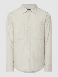 Hemdjacke mit Wattierung - wasserabweisend  von Tom Tailor Denim Grau - 44