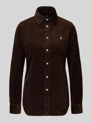 Overhemdblouse met labelstitching van Polo Ralph Lauren - 23