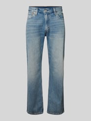 Relaxed straight fit jeans in used-look, model '555' van Levi's® - 34