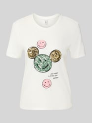 Regular Fit T-Shirt aus reiner Baumwolle Modell 'KITA' von Only - 13