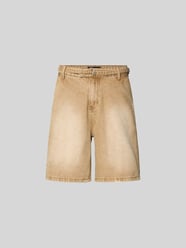 Relaxed Fit Jeansshorts aus Baumwolle von Don´t Waste Culture Beige - 42