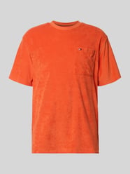 Relaxed Fit T-Shirt aus Baumwoll-Mix Modell 'TOWELLING T-SHIRT' von Tommy Hilfiger Orange - 29