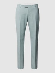 Slim Fit Anzughose mit Bügelfalten Modell 'Madden' von Strellson Grün - 7