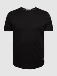 PLUS SIZE T-Shirt mit Label-Patch von Calvin Klein Jeans Plus Schwarz - 3