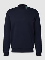 Sweatshirt mit Label-Details Modell 'Salbock' von BOSS Green Blau - 31