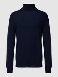Rollkragenpullover mit Label-Stitching von Polo Ralph Lauren Grau / Schwarz - 9