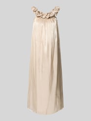 relaxed fit midi-jurk met siergarnering model 'Turino' van YAS - 4