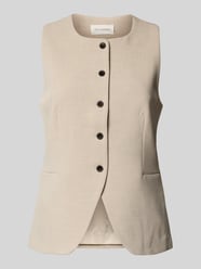 Weste mit Rundhalsausschnitt Modell 'Mirabelle Michelle' von MSCH Copenhagen Beige - 28