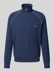 Regular Fit Sweatjacke aus Baumwoll-Mix von BOSS - 24
