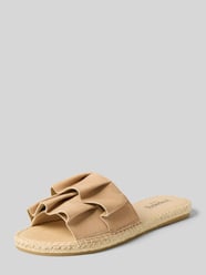 Sandaaltjes met volants model 'PLAGE VOLANT' van Espadrij Beige - 21