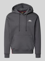 Hoodie mit Label-Details von Alpha Industries - 26