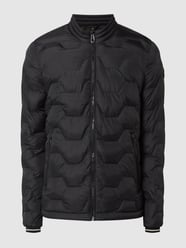 Steppjacke mit Stehkragen von NO EXCESS Schwarz - 29