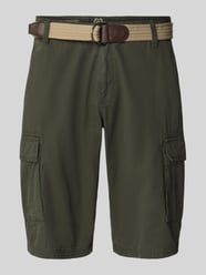 Regular Fit Cargoshorts mit Gürtel von LERROS - 9