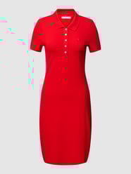 Slim Fit Polokleid von Tommy Hilfiger Modell 'PIQUE' von Tommy Hilfiger Rot - 12