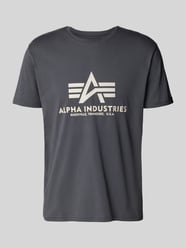 T-Shirt mit Label-Print von Alpha Industries - 25