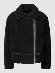 Jacke aus Teddyfell Modell 'NADIA' von Vero Moda Schwarz - 9