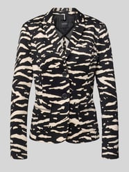 Marynarka w kroju slim fit z kołnierzem z klapami od Marc Cain - 27