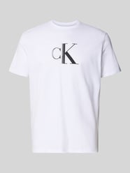 Regular fit T-shirt van puur katoen met logoprint van Calvin Klein Jeans - 2
