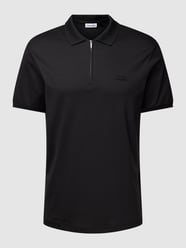 Poloshirt mit Label-Detail Modell 'SMOOTH' von CK Calvin Klein Grau / Schwarz - 20