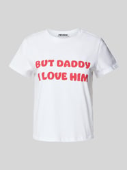 T-shirt z wyhaftowanym napisem od REVIEW - 43