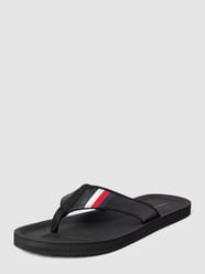 Zehentrenner mit Label-Details Modell 'PADDED BEACH' von Tommy Hilfiger Schwarz - 8